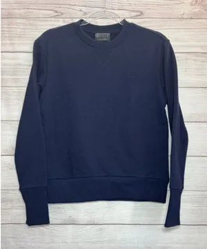 Figs Women’s Scrub Top Crew Neck Sweater, XS Navy Blue thumbnail 1