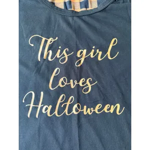 Fabulous Women's 2PC‎ "This Girl Loves Halloween" Pajamas set Size Small thumbnail 6