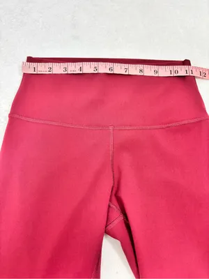 lululemon athletica High-Rise Burgundy Workout Leggings Size 4 thumbnail 4