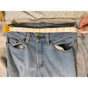 L.L.Bean Bean Flex Jeans Straight Women Size 2 Stretch Pockets Mid Rise Zip thumbnail 4