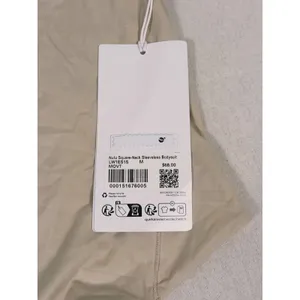 NWT Lululemon Wundermost Nulu Bodysuit Size M Riverstone Beige Neutral Layer thumbnail 7