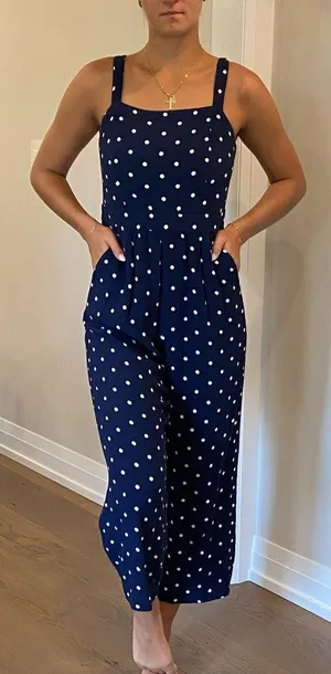 Loft Pretty jumpsuit 💙💙💙💙 thumbnail 1