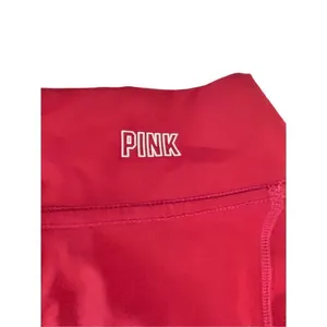 Pink by Victoria’s Secret burgundy 1/2 zip jacket back collar logo size s/m thumbnail 6