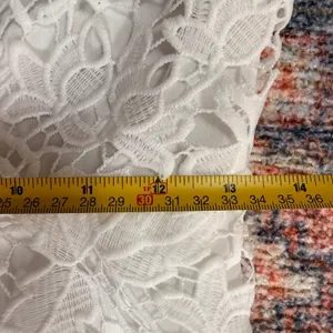 ASTR the Label White Floral Lace High Neck Sleeveless Sheath Dress Size Medium thumbnail 10