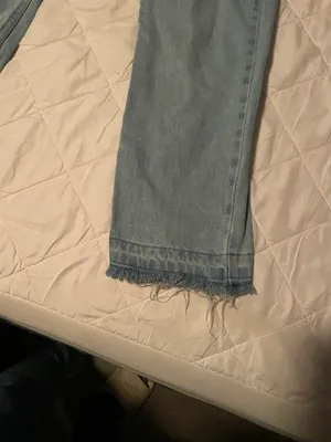 Size 32x30 Jeans With Added Drawstring See Description Blue thumbnail 4