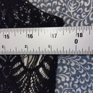 Black Lace Overlay Top Medium High Neck Keyhole Blouse Dark Academia Whimsigoth thumbnail 6