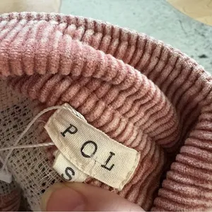 POL Pink Plaid Shacket Corduroy Elbow Patch Oversized‎ Fit Sz Small STYLE SMJ199 thumbnail 9