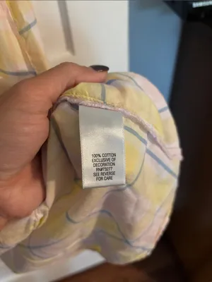 Yellow and Pink Plaid Sundress/Nightgown/Cover Up thumbnail 3