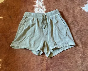 Old Navy high rise sage green lounge shorts size small tall No flaws thumbnail 1