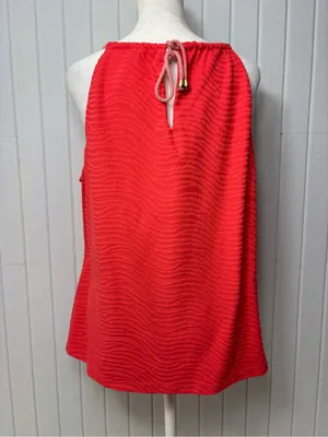 J. McLaughlin‎ Red Textured Spaghetti Strap Camisole Size XL thumbnail 3