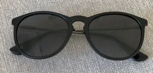 Sungait black rounded sunglasses thumbnail 1