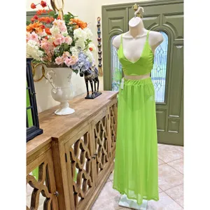 NWT | Size XS | Vibrant Neon Lime Green thumbnail 2