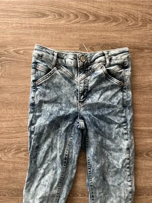 We The Free Riley Seamed Jeans Womens 26 Blue Acid Wash Skinny Stretch High Rise thumbnail 4