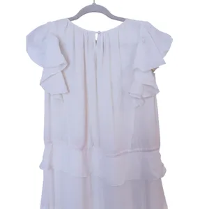 Love Shack Fancy Coquette Ruffle Tiered Maxi Dress Medium Ivory Romantic Bridal thumbnail 9