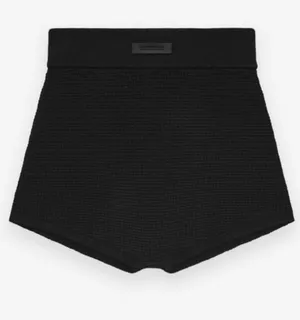Fear of God Essentials Womens Waffle Boy Short size large thumbnail 1