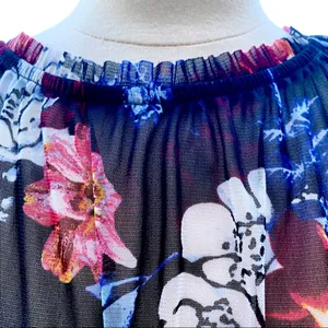 INC Semi Sheer Floral Top thumbnail 9