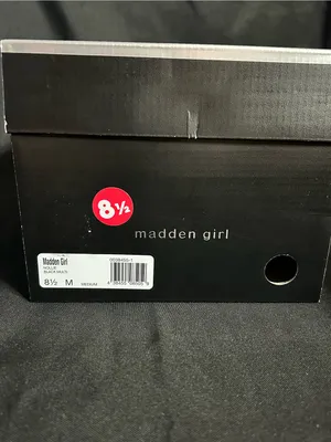 Madden Girl Nollie Black & White Microsuede Sneakers Women’s SZ 8.5 BNIB thumbnail 7