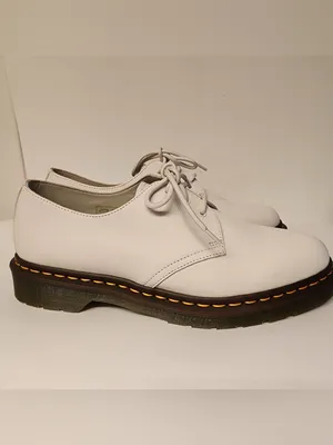 Dr. Martens Dr. Martens Iced Dove White Leather 1461 Women's Oxford Shoes Sz 11 thumbnail 11