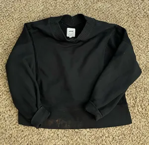 Aerie Oversized Black Sweater thumbnail 1