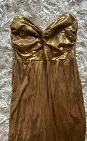 Cider Gold, Jumpsuit, And Strapless thumbnail 2