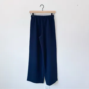 Aritzia Wilfred The Lodge Pant Crepette Navy Admiral thumbnail 9