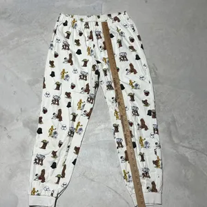 Disney Pajama Bottoms Men's SZ M AOP Star Wars Loungewear Pants Yoda Chewy thumbnail 7