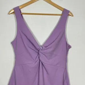 Lulus Must Be a Twist of Fate Mini Dress NWT XL Lavender Bodycon Twist Front Hot thumbnail 5