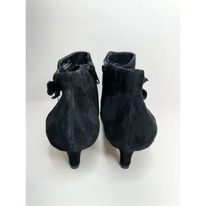 Bella Vita Booties Womens‎ Bindi Shoot Black Kid Suede Leather Size 8 WIDE thumbnail 4