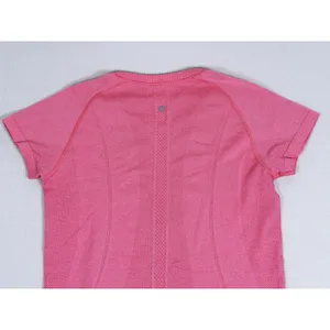 Lululemon Swiftly Tech Short Sleeve Shirt Size 8 Pink Running Workout Fitness thumbnail 6
