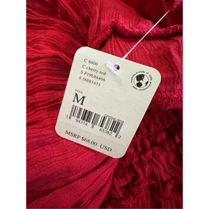 Free People One Cherry‎ Red Adella Cami NEW Sz M thumbnail 9