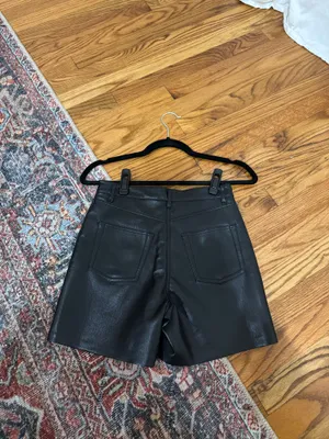 Aritzia Leather Shorts thumbnail 2