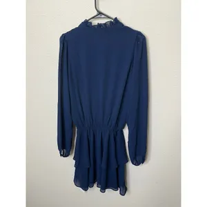 NWT‎ Yumi Kim Love Always Dress Navy Blue Ruffle Mini DR-17495/228 Womens S thumbnail 3