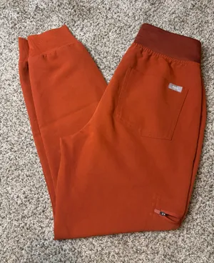 Orange FIGS Jogger Scrub Pants thumbnail 1