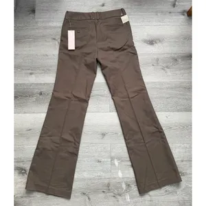 Vintage Y2K Uniqlo Style Up Flare Pants Women's 28 Dark Brown NWT Japan thumbnail 3