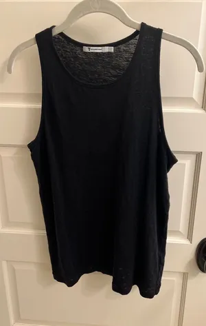 Alexander Wang linen tank top Black Size XS thumbnail 1