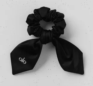 ALO Yoga NWT Airlift Rhythm Scrunchie Elegant Black Hair Accessories thumbnail 1