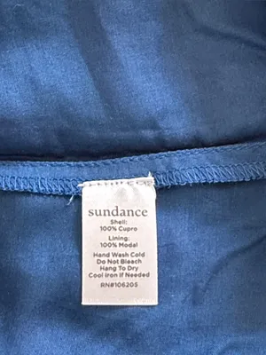 Sundance Harlin Tiered Maxi Skirt XS Boho Cupro Ikat Paisley Chiffon Lined thumbnail 7