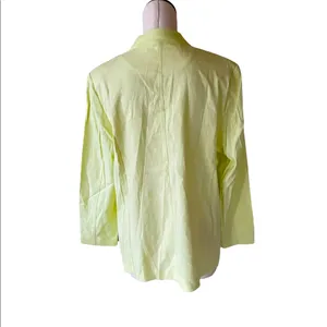 NWOT APT.9 Lime Green / Pale Yellow Linen Rayon Blend Lime Green XL thumbnail 4