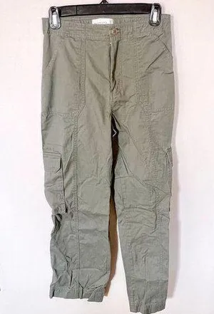 Abercrombie Army Green Cargo Pants thumbnail 2