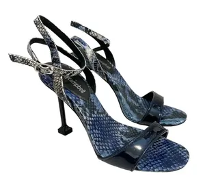 JEFFREY CAMPBELL Navy Blue Strappy Heel Sandals size 6.5‎ thumbnail 1