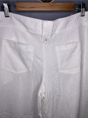 Princess Polly Pedra Linen Blend Wide Leg Pants Size 8 thumbnail 7