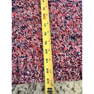 525 America Women's Multicolor Balloon Sleeve Crew Neck Pullover Sweater Large thumbnail 5