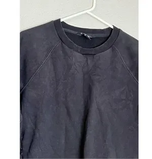 Athleta Sweatshirt Womens Small S Black Pullover Long Sleeve Crewneck Sports thumbnail 3