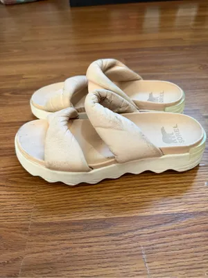 Sorel Viibe Twist Slide chunky cushion sandals 8 thumbnail 3