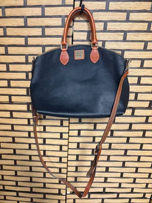 Dooney & bourke black Pebble grain leather satchel thumbnail 2