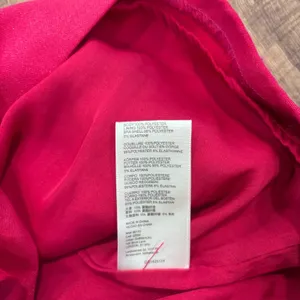 Free People Skylie Saylor Hot Pink Velvet Satin Ruched Romper Spaghetti Strap 4 thumbnail 7