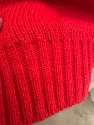 Red Long-Sleeve Holiday Sweater Dress - 'Merry Christmas' XL thumbnail 7