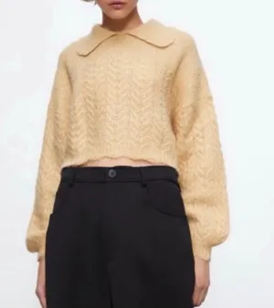 NWT ZARA Special Edition Wool Blend Sweater Size S thumbnail 1