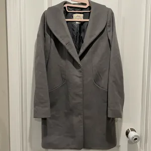 Aritzia Wilfred The Cocoon Wool Cashmere Coat in Grey Size Small thumbnail 6