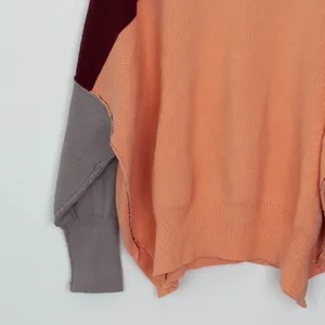 Free People Womens Oversized Colorblock Sweater Size S Dolman‎ Sleeve Slouchy thumbnail 3